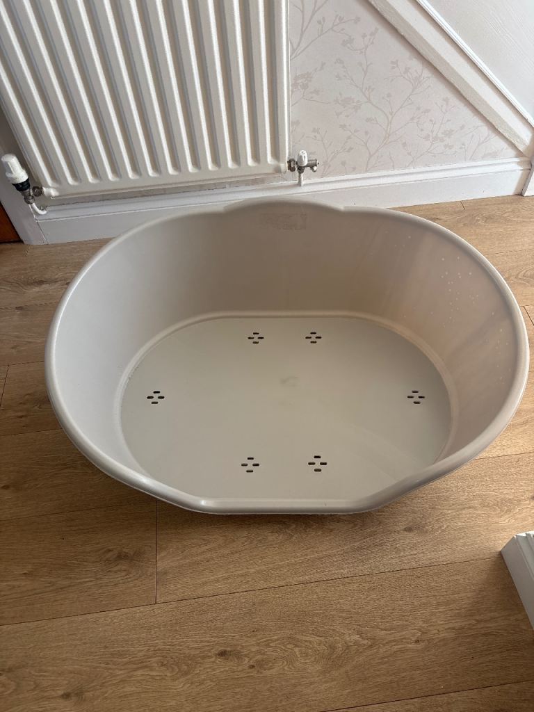 Free plastic dog bed