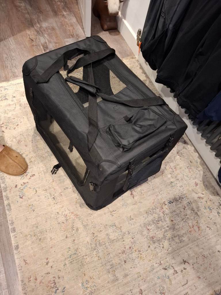 Small animal or puppy fabric crate