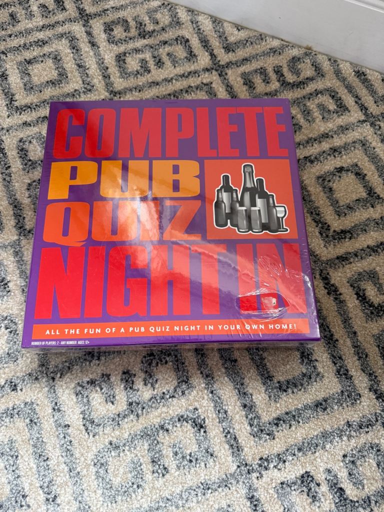 New Pub quiz night in game 