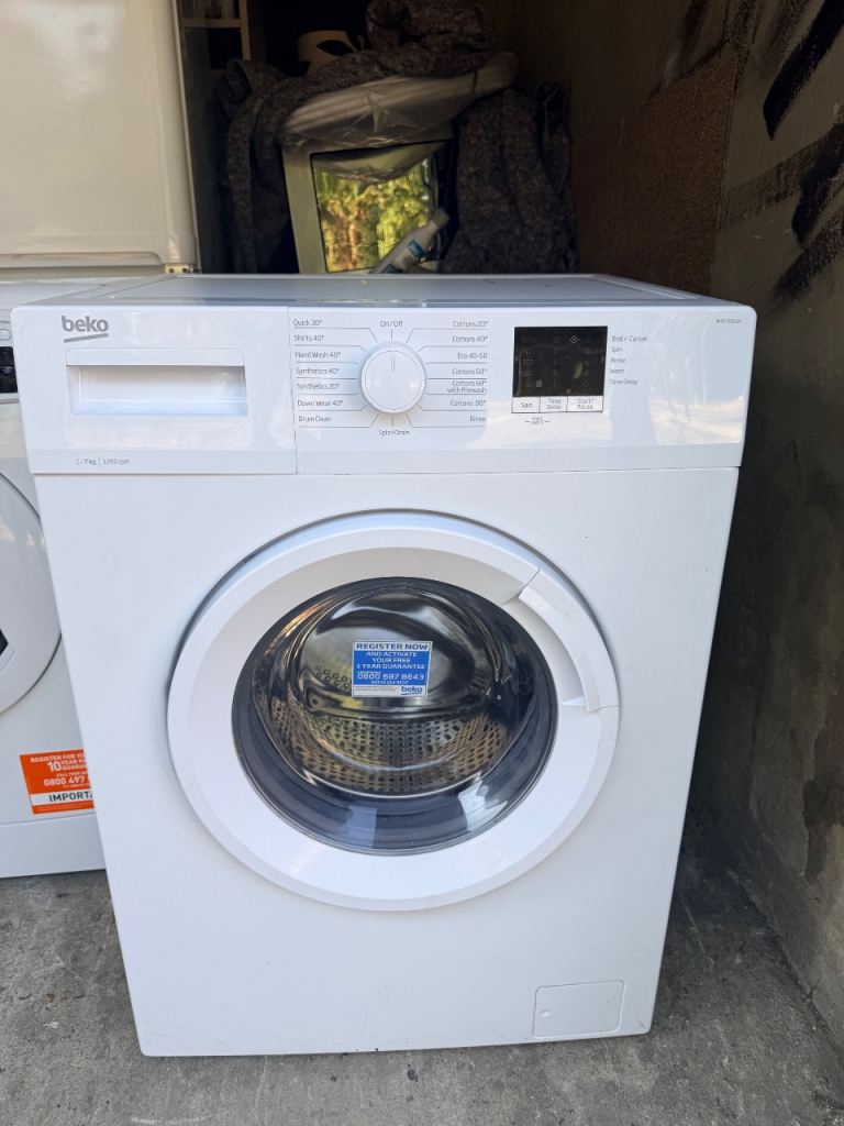 Beko Washing Machine – White, Good Condition