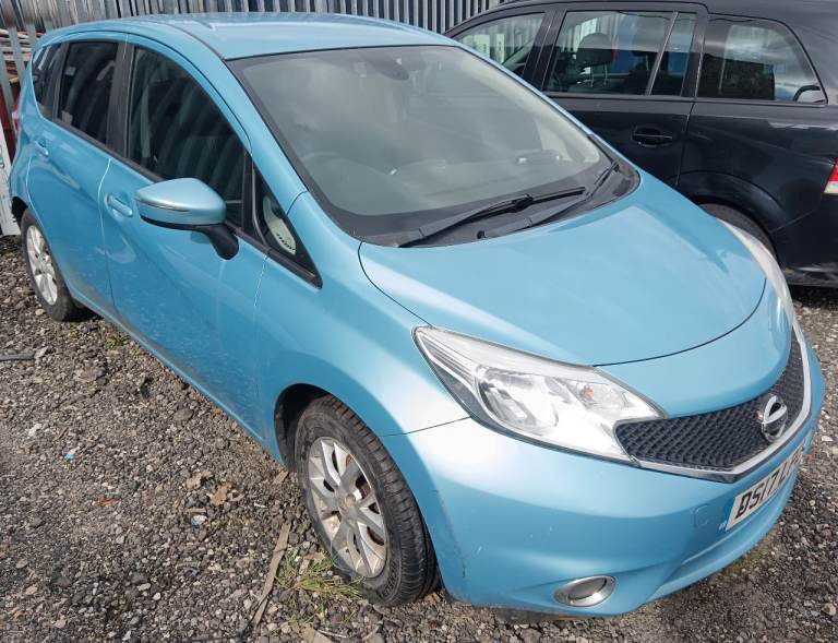 BREAKING  2017 Nissan Note E12 1.5 DCI - Colour Code RBE Sonic Blue Metallic