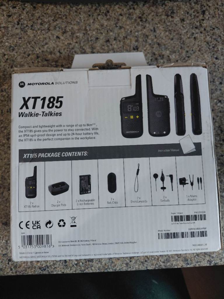 Walkie talkies
