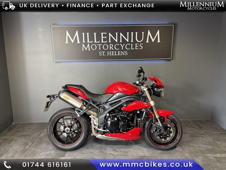 2015 TRIUMPH SPEED TRIPLE 1050 PERFORMANCE NAKED MOTORCYCLE