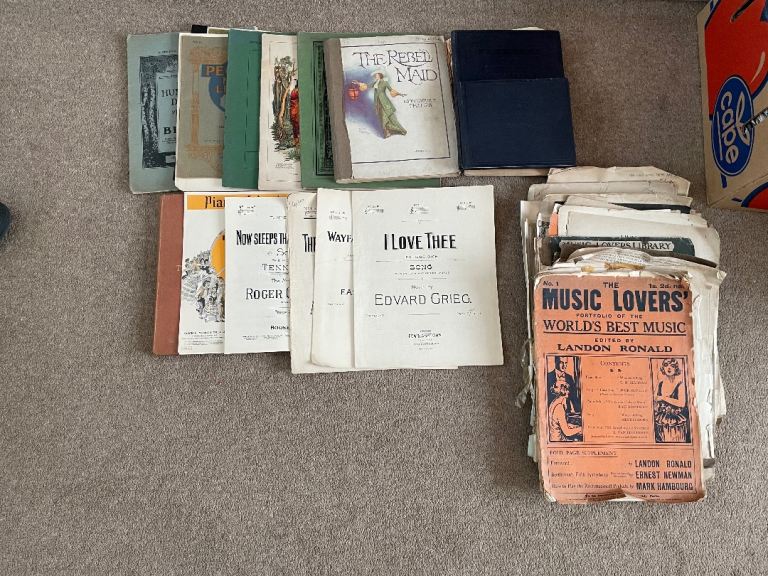 Collection of Vintage Sheet Music early 1900s