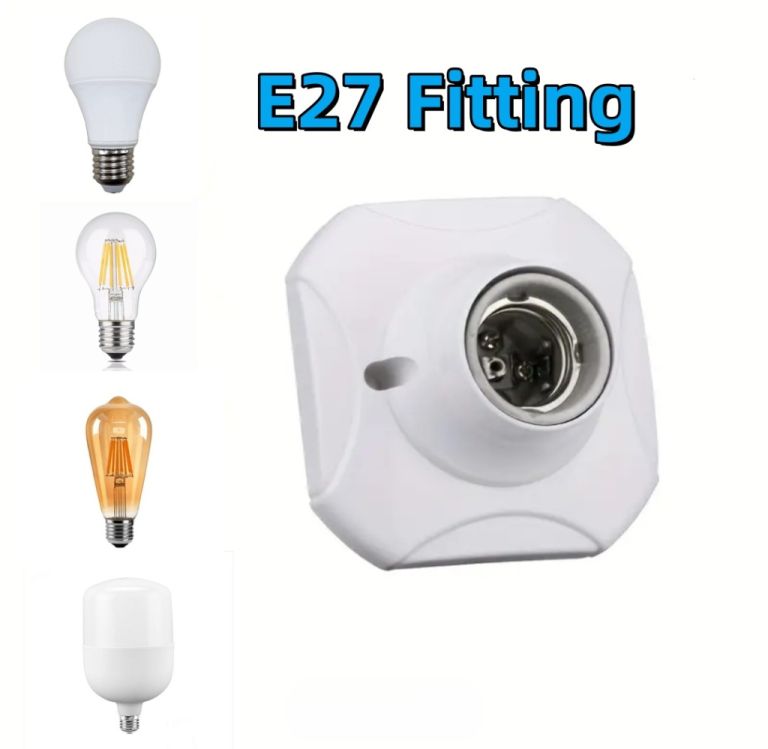 Surface Mounting E27 Bulb Holder, Edison Screw Ceramic Lamp Base