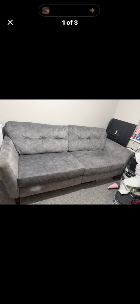 French connection dfs recliner sofa