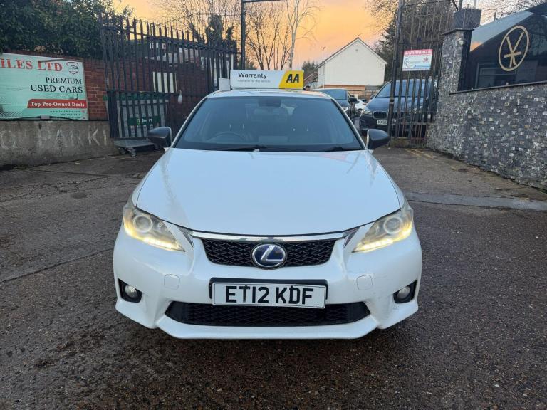 2012 Lexus CT 200h 1.8 F-Sport 5dr CVT Auto HATCHBACK PETROL/ELECTRIC Automatic