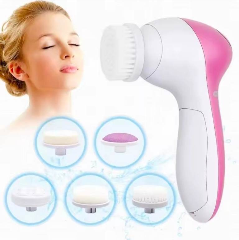Electric Facial Cleaner 5 IN 1 Face Cleansing Brush Wash Machine Spa Skin Care