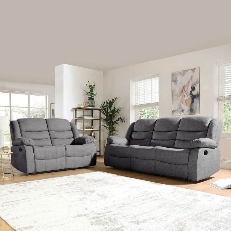 Premium Comfort Roma Corner Recliner Sofa & 3-2 Recliner 🎉 Free & Same Day Delivery **