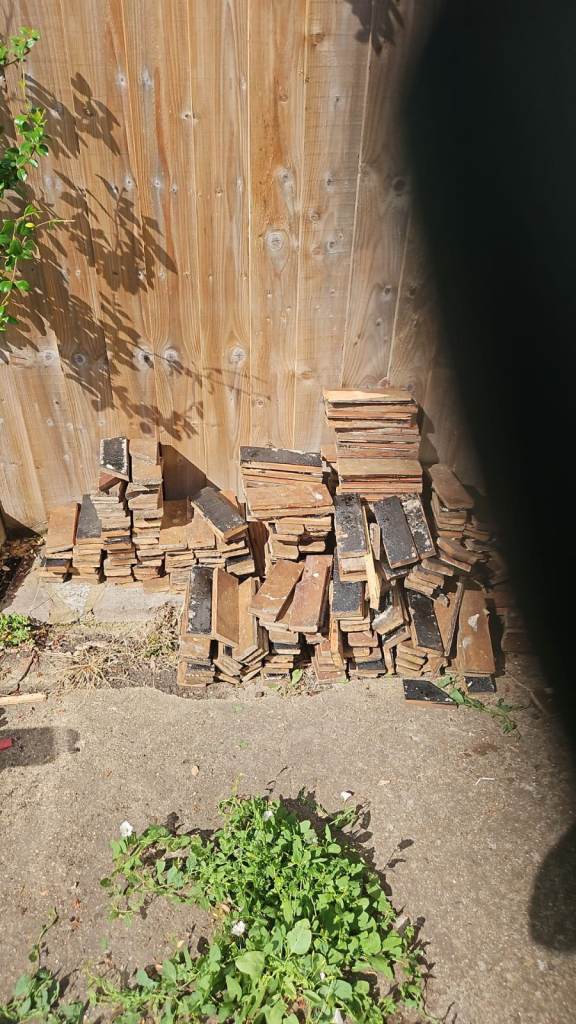 Reclaimed Wood Parquet Flooring Blocks – Good for Upcycling