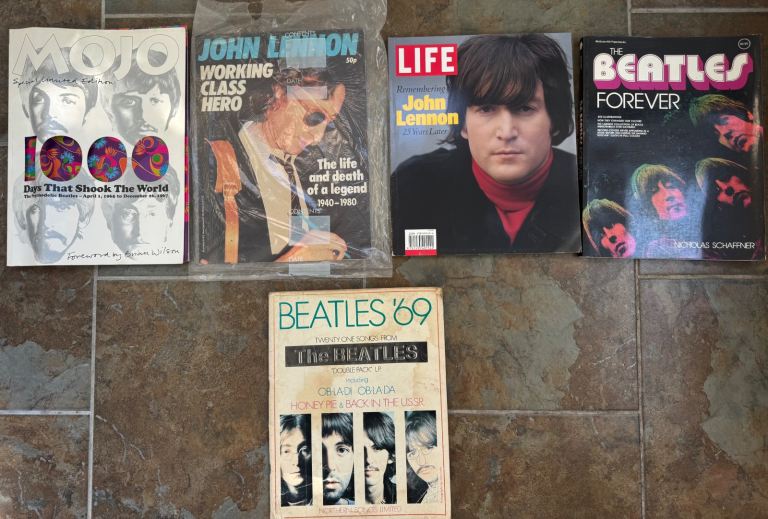 Job Lot Beatles Books & Magazines - All Excellent  Please see picture for details & condition. 