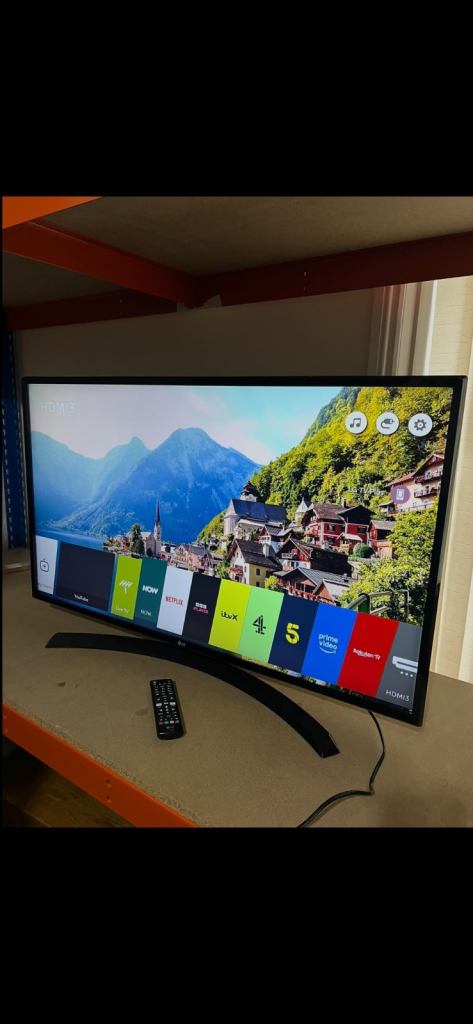 Lg 43” 4k ultra hd smart - with gurantee 