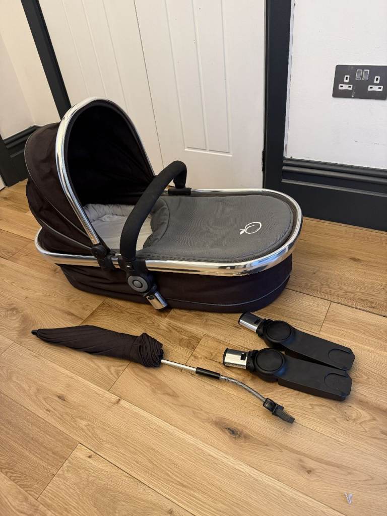 iCandy Peach Main Brown Grey Carrycot 