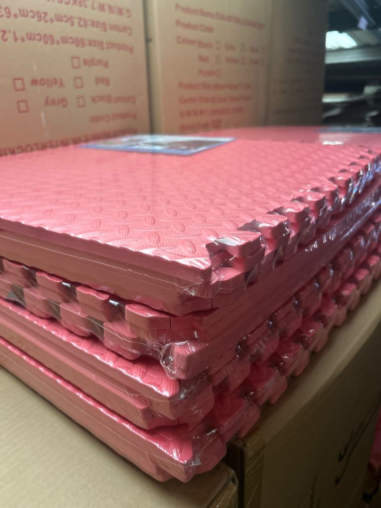 Red EVA Interlocking Foam floor mats
