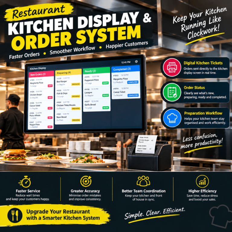 Restaurant Kitchen Display System – Order Management Solutionm