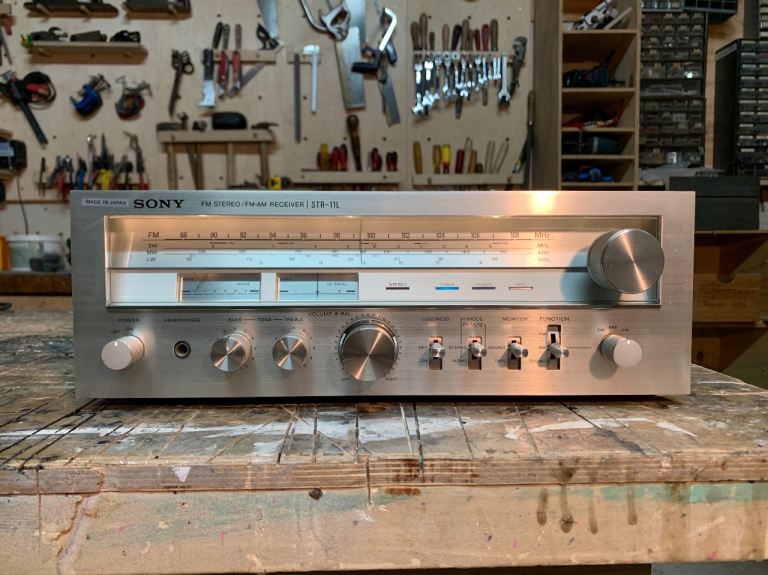 Vintage Sony STR-11L Stereo Tuner-Amplifier/Receiver with turntable input