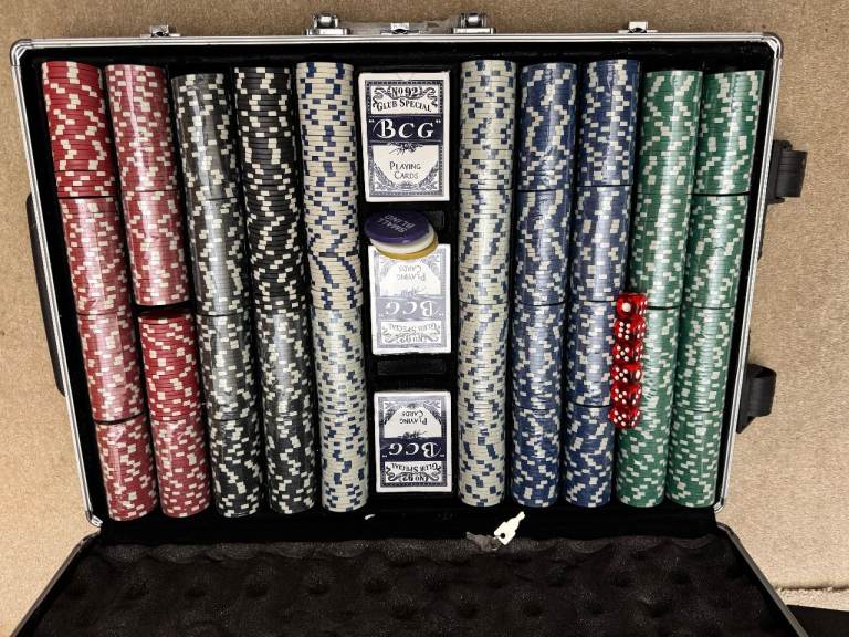 Professional 11.5g 1000pcs Poker Set 