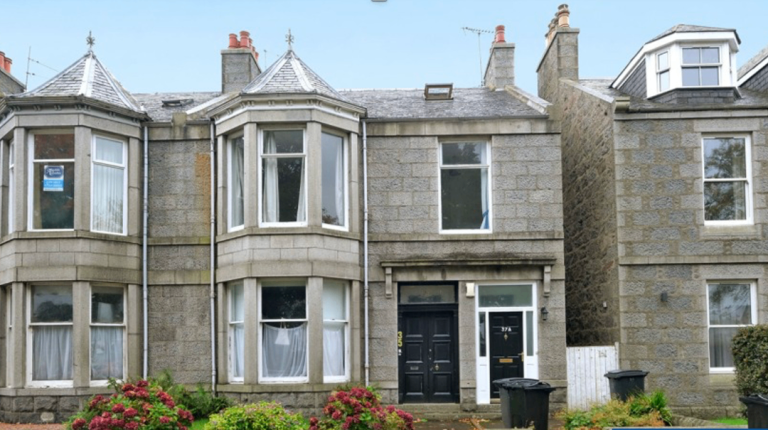 Flat across the road from U Aberdeen! 