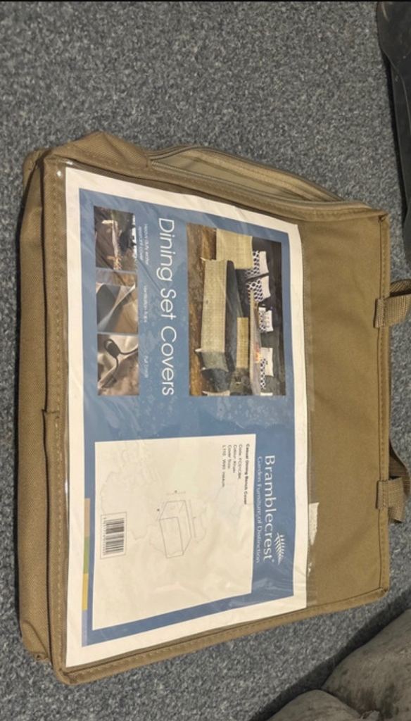 Bramblecrest Dining Set Covers – New, Beige Fabric