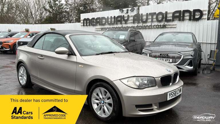 2009 BMW 1 Series 2.0 120i ES Euro 4 2dr CONVERTIBLE Petrol Manual