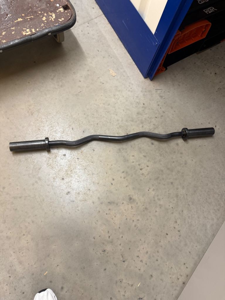 EZ Curl Barbell Bar 