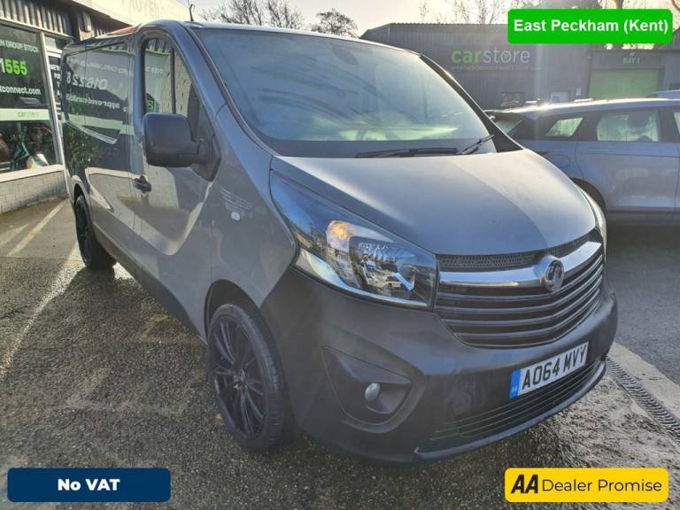 2014 Vauxhall Vivaro 1.6 CDTI 118 BHP in Grey, 98,700 miles, 2 owners, Euro 5, 6-speed manual, a ...