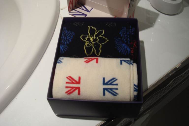 New Olympic Limited Edition Gift Set Two Pairs of Happy Socks London Olympics Organic Cotton Blend