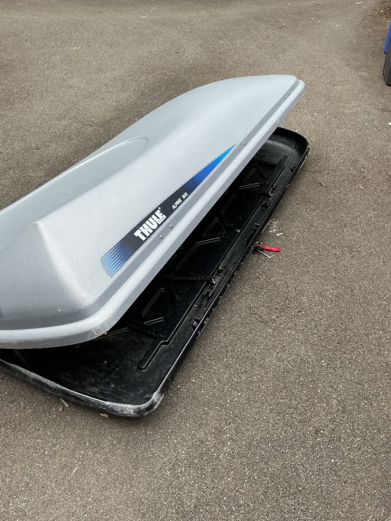 Thule roof box Alpine 900 with keys and fitting kit 90 x 239 dual opening