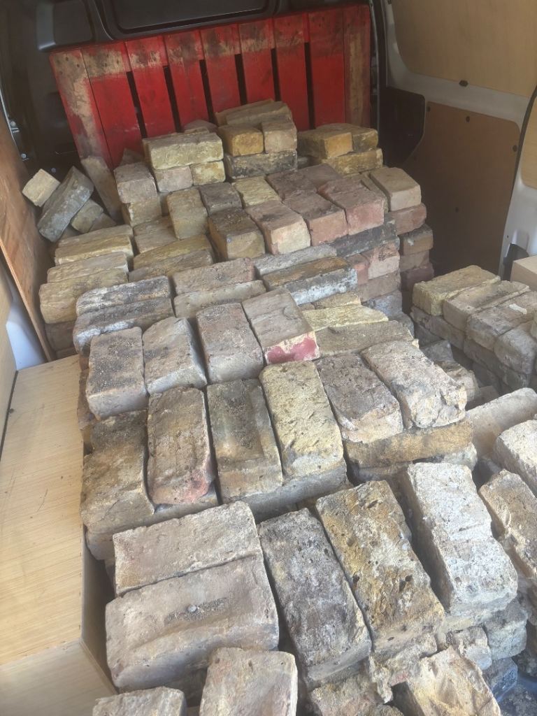 Yellow stock bricks