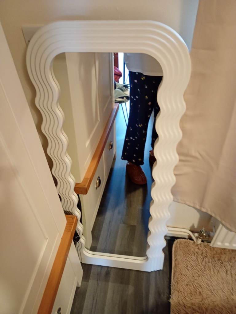 White mirror brand new 