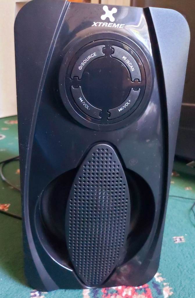 Xtreme bluetooth media player 3×speakers