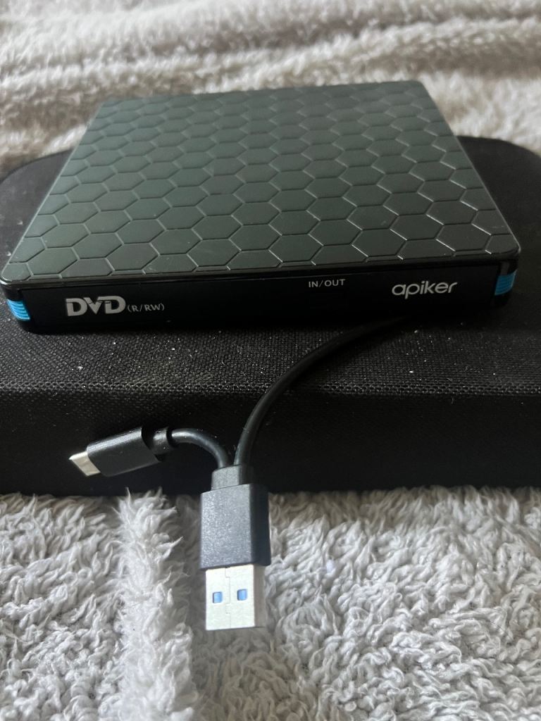 External usb 3.0 and usb type c dvd/cd rw 