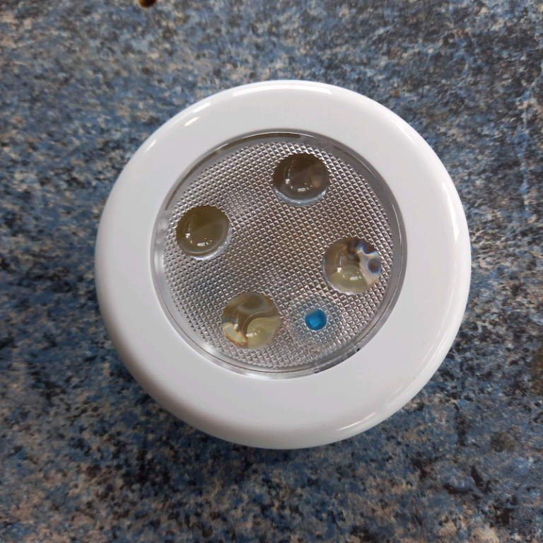 Boat cabin light LED non switched