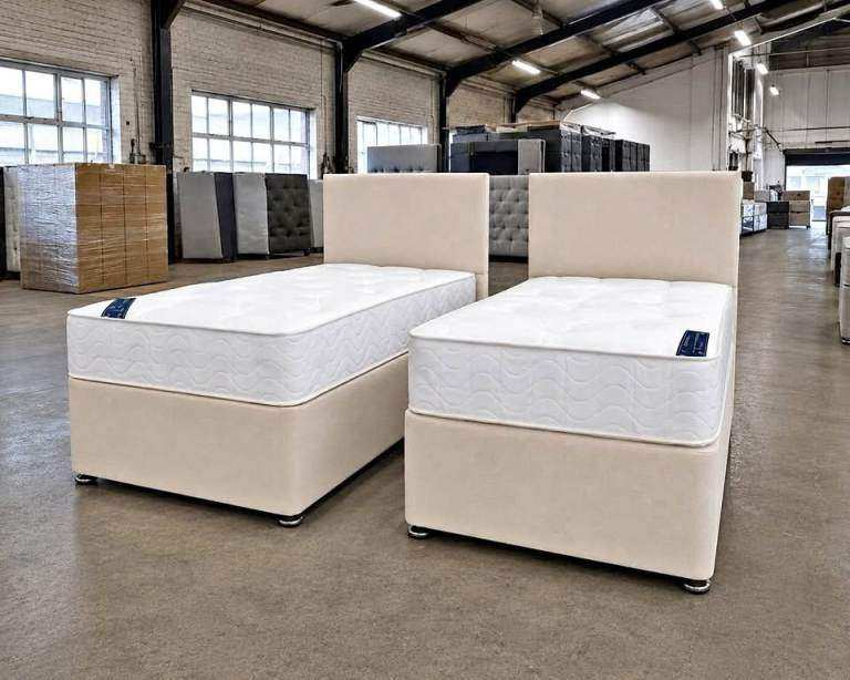 3ft Single Divan Bed – Quality Mattress & Drawers | COD Available