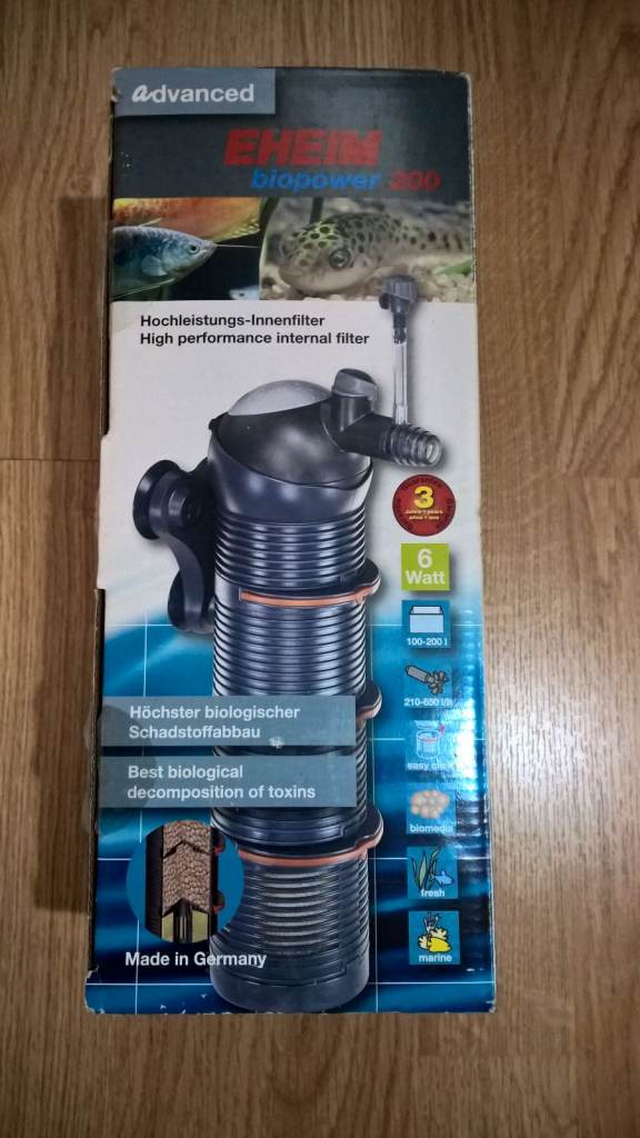Eheim Biopower 200 Aquarium Fish tank Filter made in Germany,