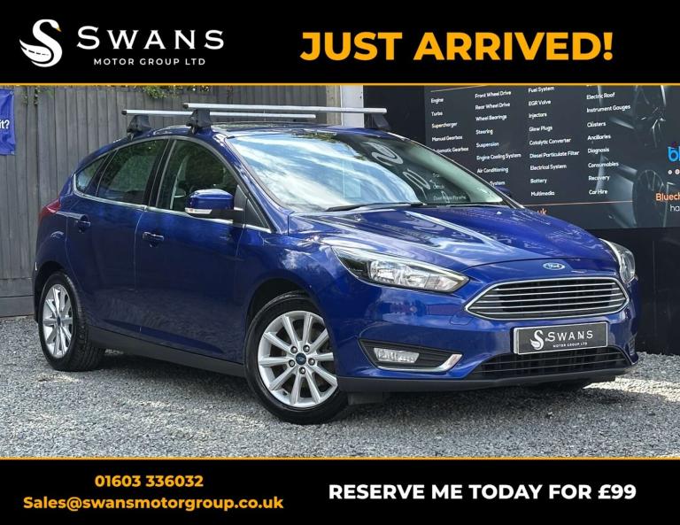 2017 Ford Focus 1.0T EcoBoost Titanium Hatchback 5dr Petrol Manual Euro 6 (s/s) (125 ps) Hatchbac...