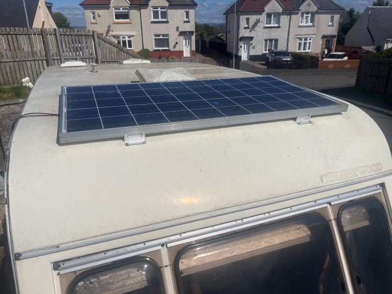 Caravan solar panel complete charging system 