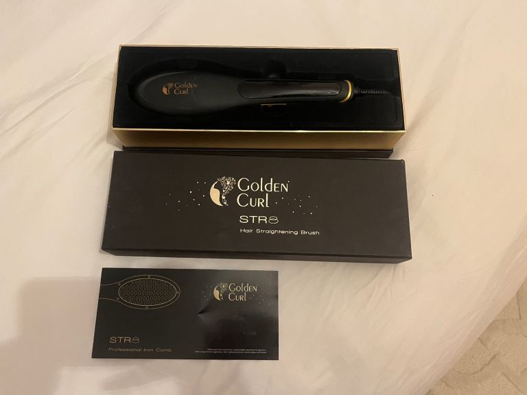 Golden Curl Straightening Brush