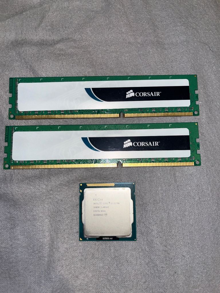 i5-3570k + 8GB DDR3 Corsair RAM Bundle - Budget Gaming/Office PC Upgade