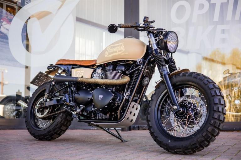 Triumph Scrambler DOWN & OUT CUSTOMS BUILD ! LOW MILES ! STUNNING