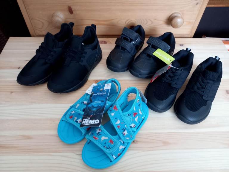 Trainers - Shoes - Boys - Brand New x 3 Pairs and Disney Sandals - Horfield