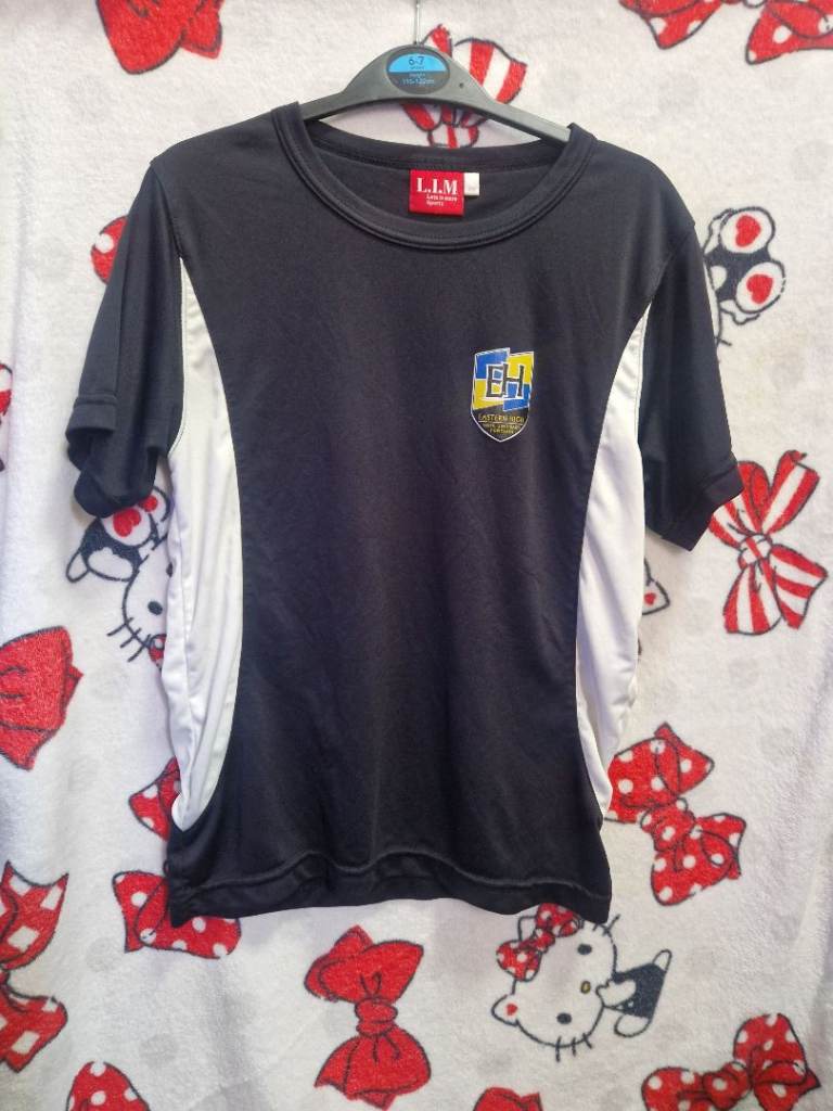 L.I.M Black & White Kids Sports T-Shirt - Good Condition