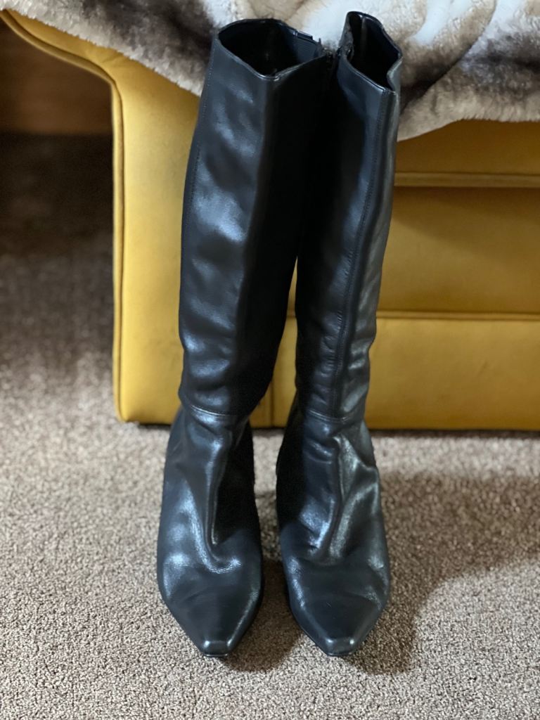Black Knee High Boots