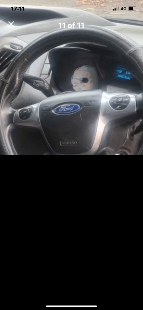 Transit custom leather sterring wheel 