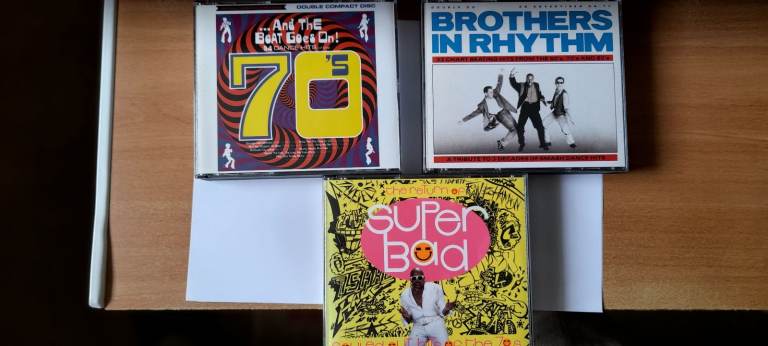  3 ALBUM`s BUNDLE THE RETURN OF SUPER BAD 2CD + AND THE BEAT GOES ON 2CD + BROTHERS IN RHYTHM 2CD