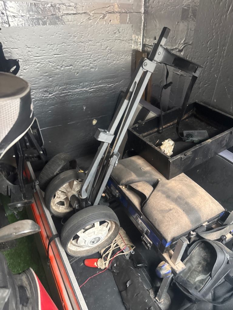 Used golf trolley