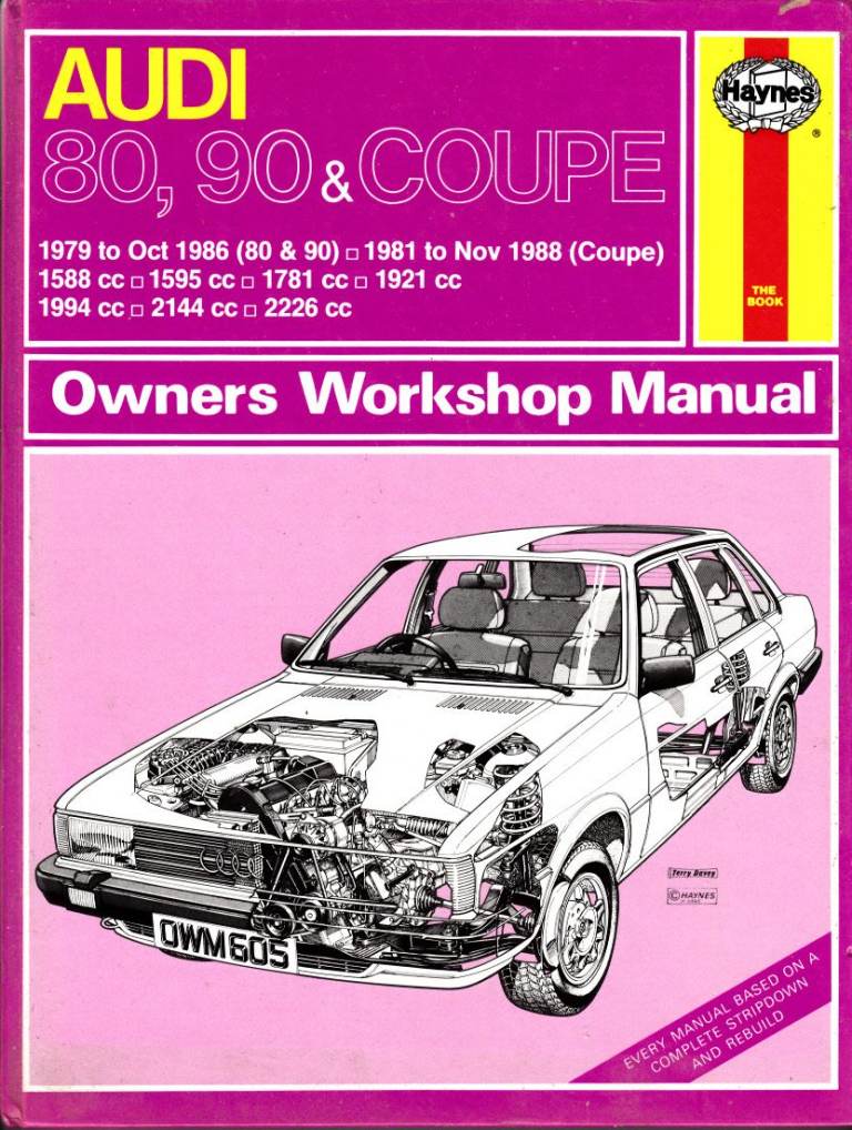 HAYNES 80, 90 and COUPE OLD SCHOOL MANUAL 1979 - 1988.