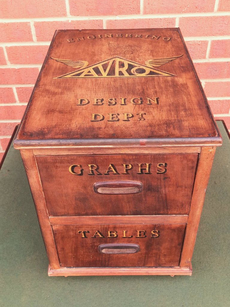 Antique Industrial Mahogany Drawers