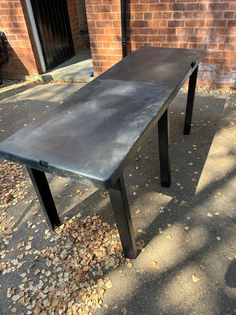 Free unused plastic table