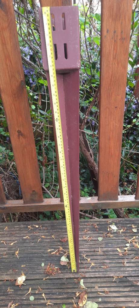 4 inch fence post holder